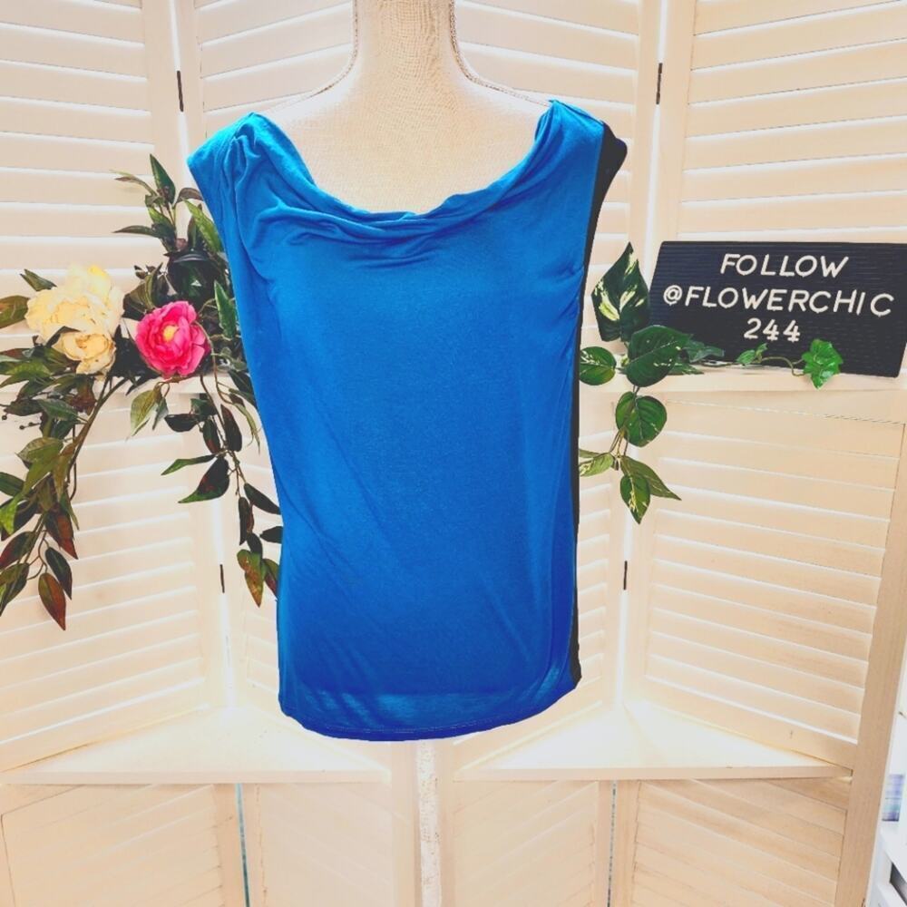 DEREK LAM SKY BLUE SOFT MEDIUM BLOUSE